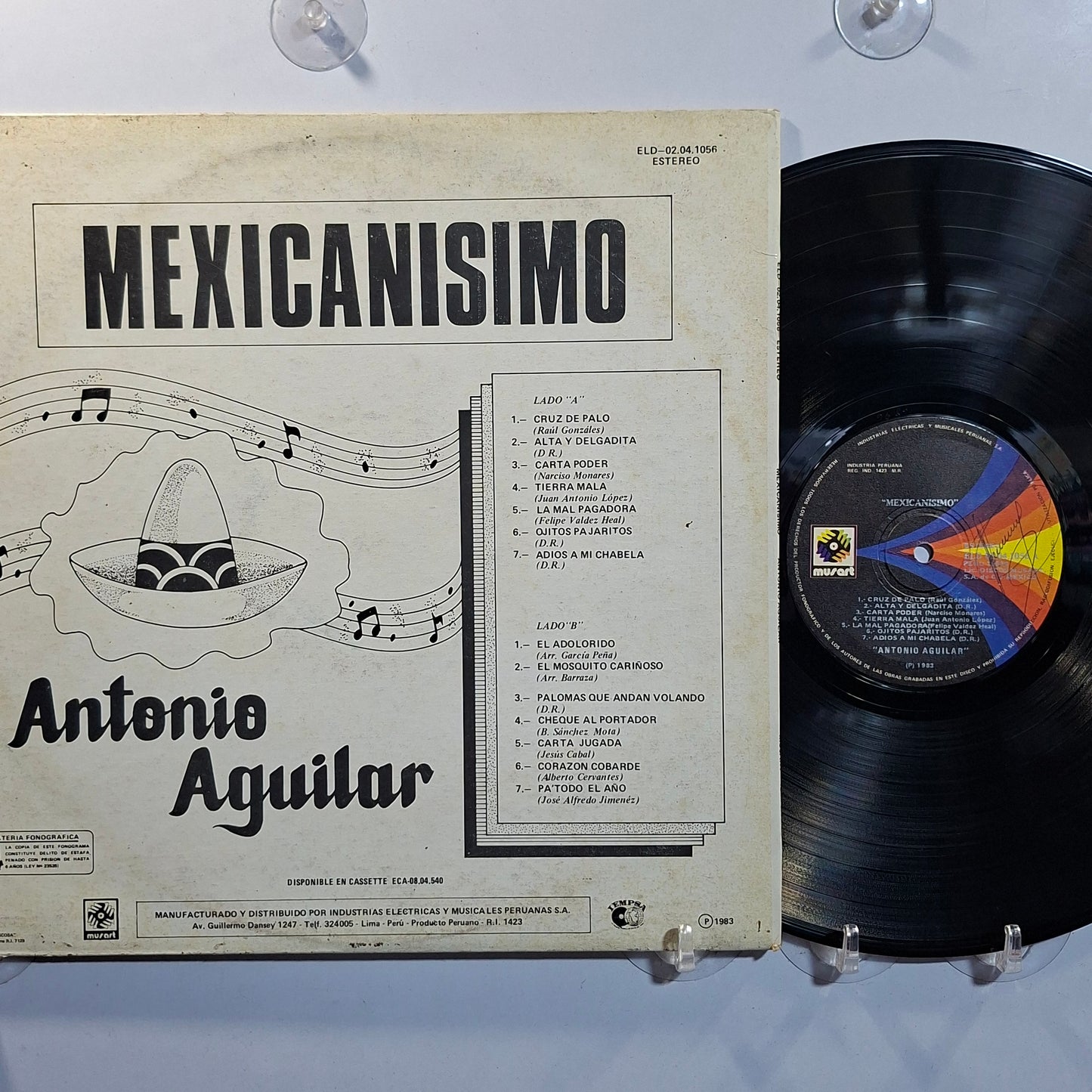 lp antonio aguilar mexicanisimo made peru 1983 ranchera folk