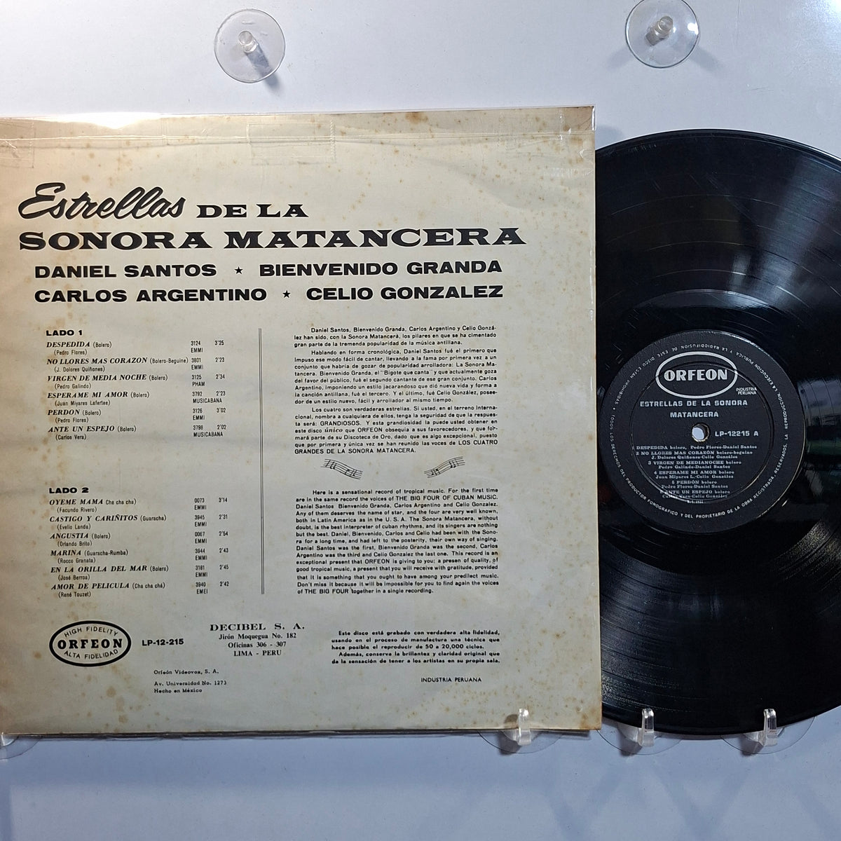 lp La Sonora Matancera Estrellas de la Sonora Matancera made peru 1977 latin bolero