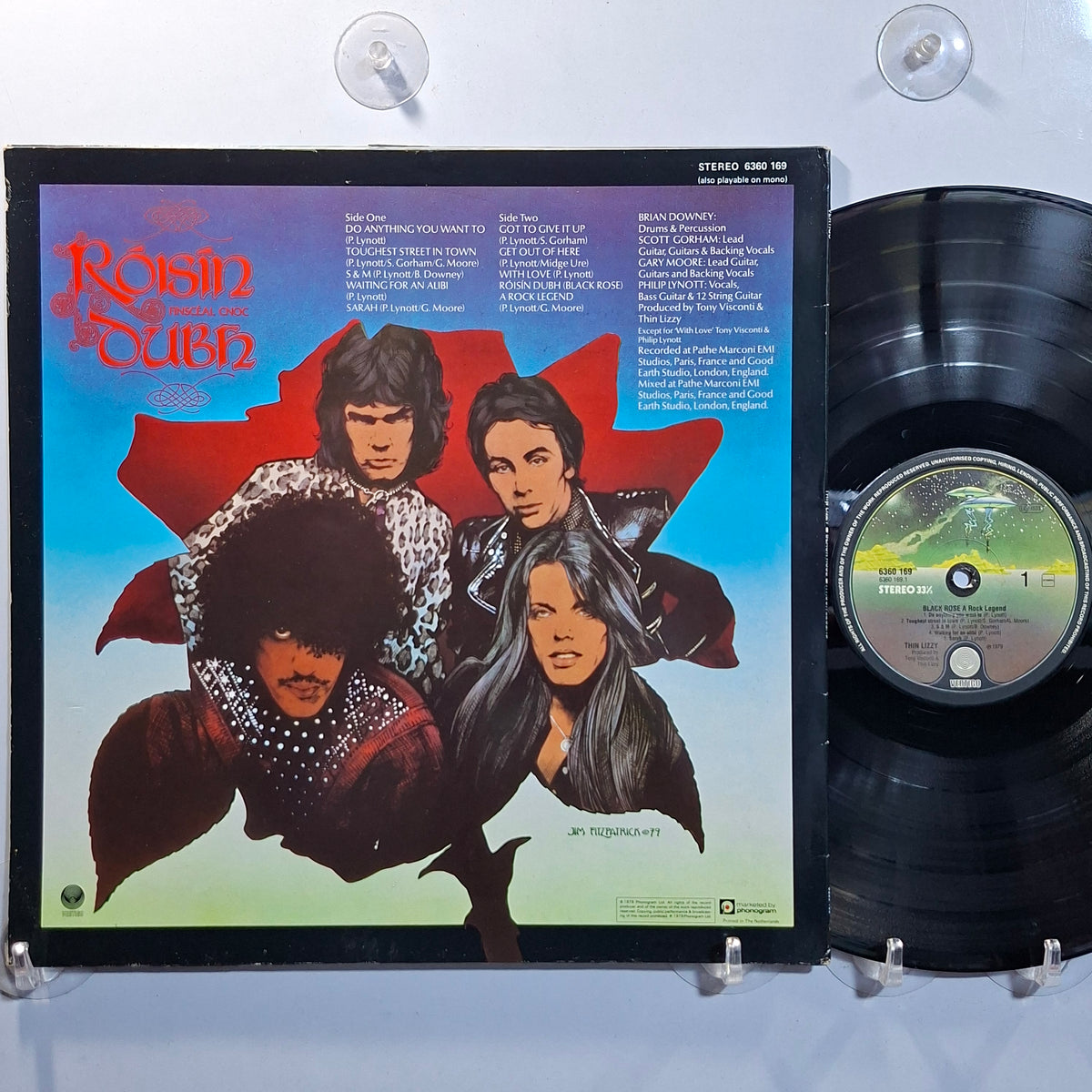 lp Thin Lizzy Black Rose A Rock Legend made nueva zelanda 1979 hard rock