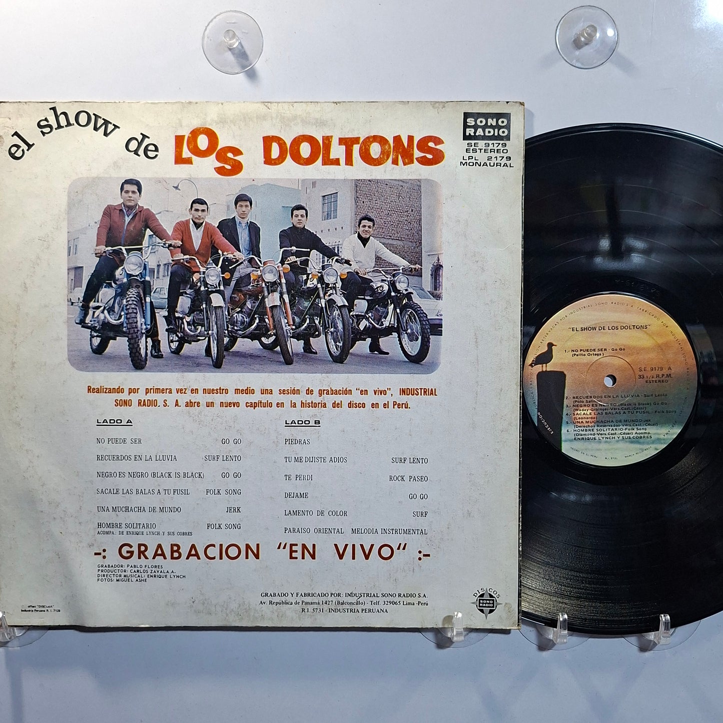 lp los doltons el show de los doltons made peru 1968 latin rock