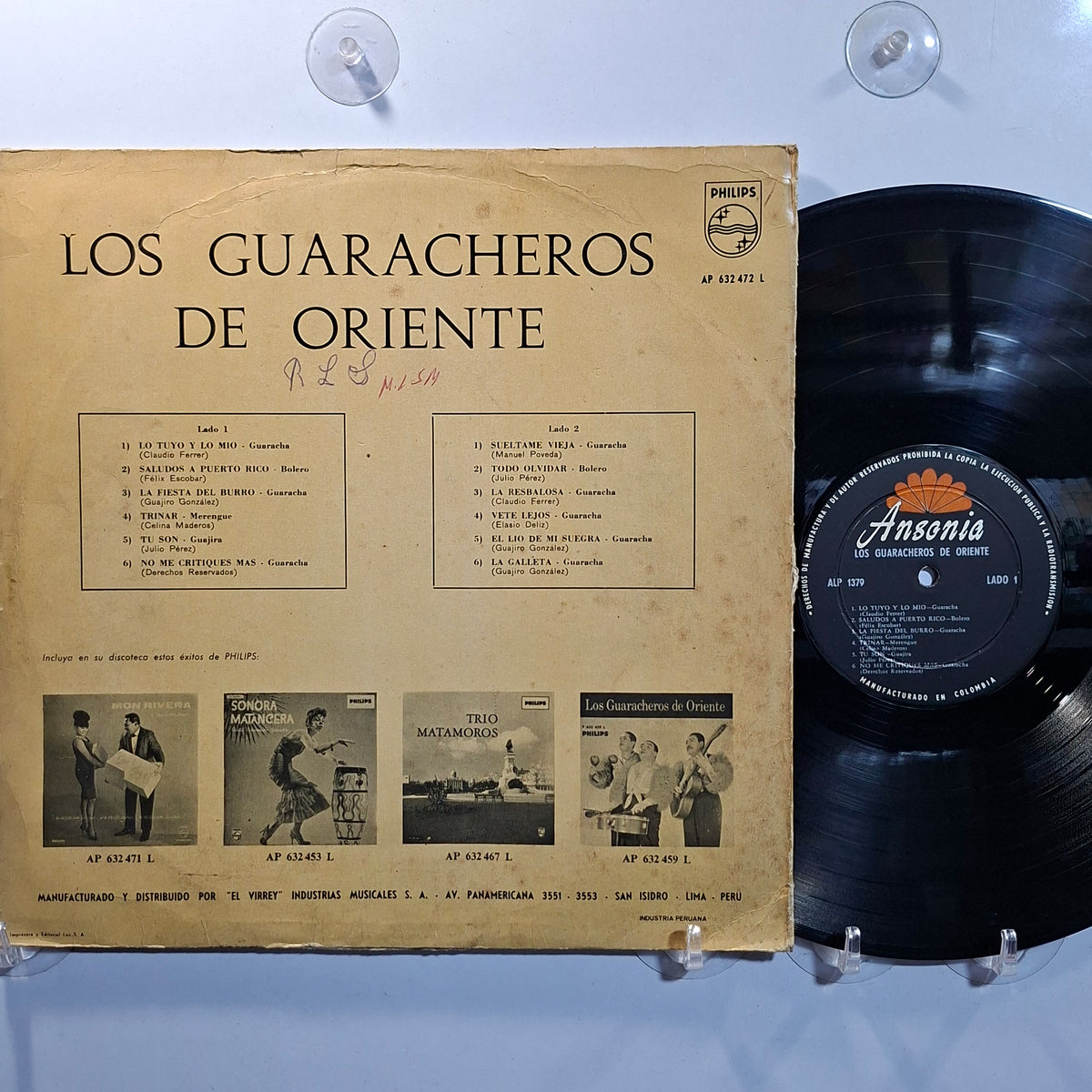 lp Los Guaracheros de Oriente vol 2 made colombia 1964 latin guaracha guaguanco