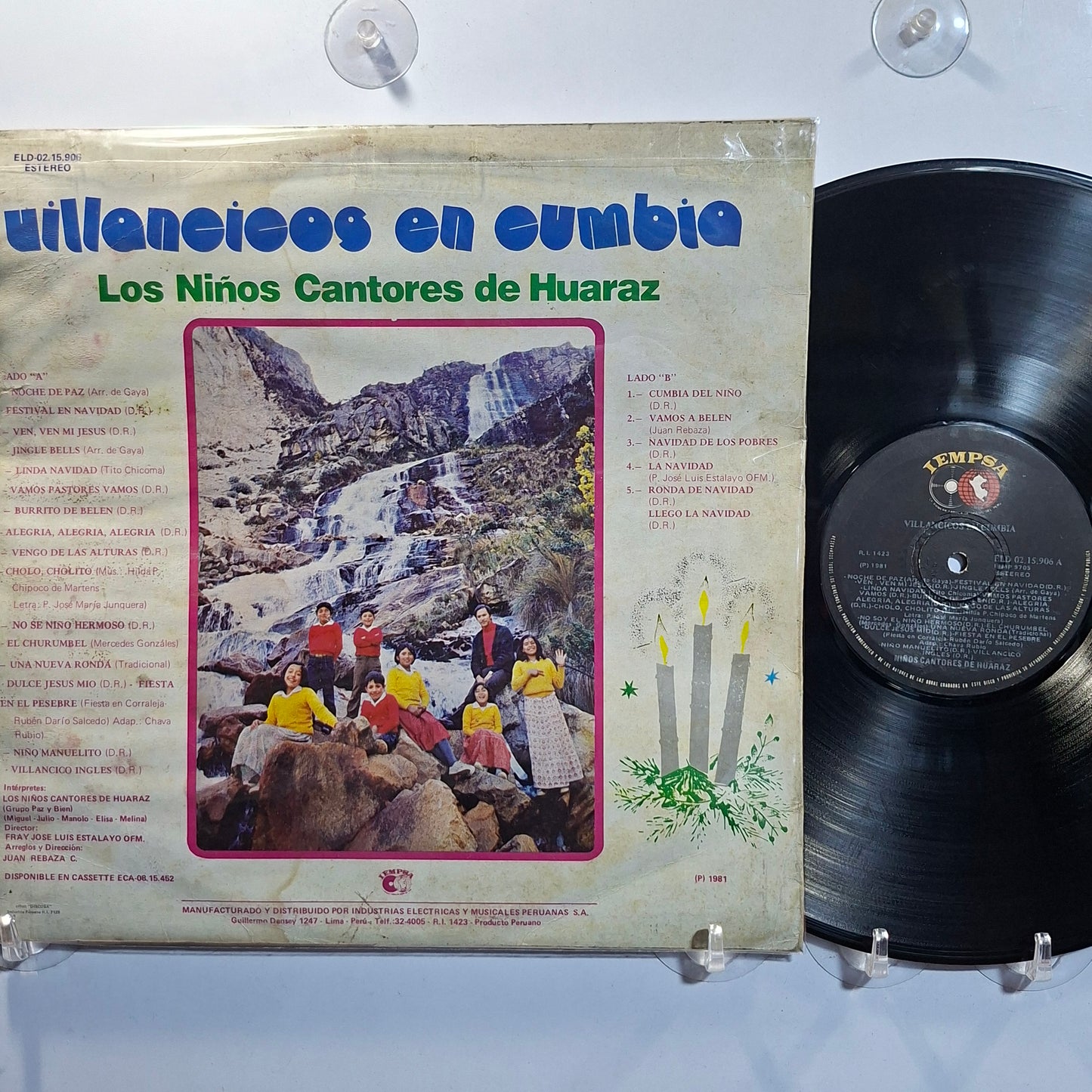 lp Los Niños Cantores De Huaraz Villancicos En Cumbia made peru 1981 villancicos