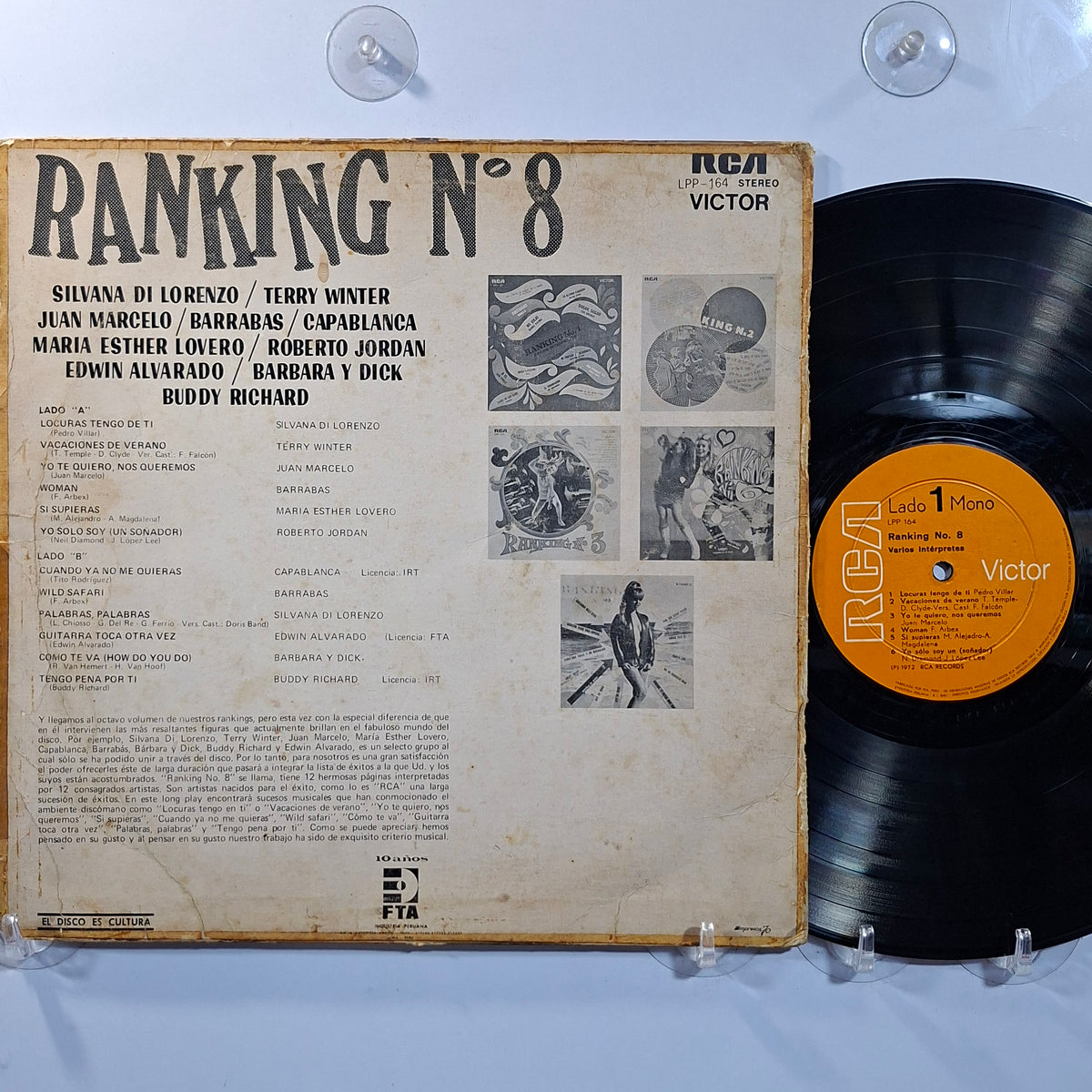 lp Ranking 8 barrabas barbara & dick roberto jordan varios made peru 1972 pop rock