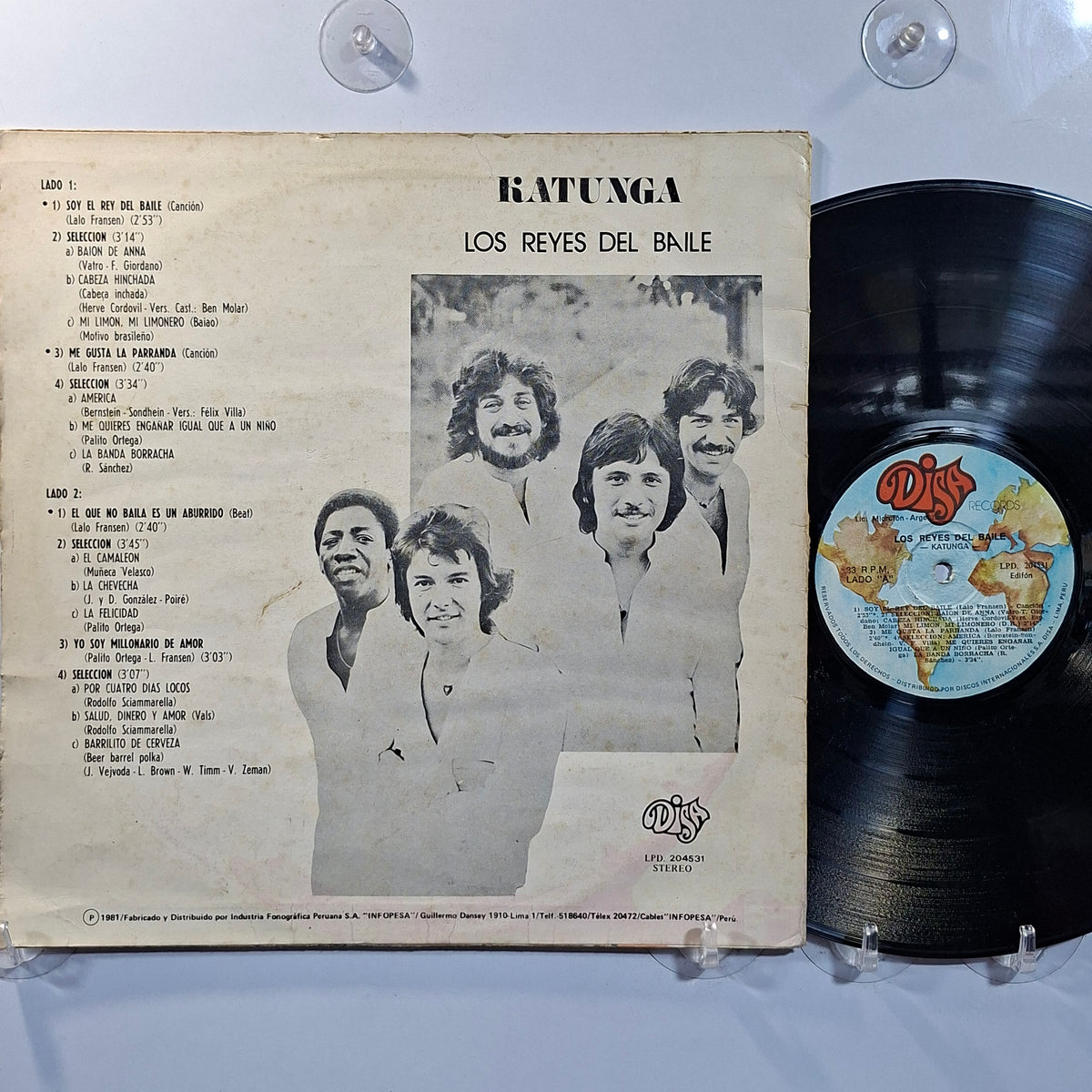 lp Katunga Los Reyes del Baile made peru 1989 tropical latin