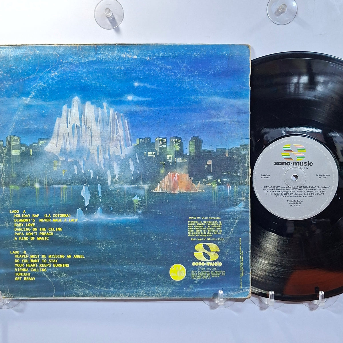 lp Super Mix holiday rap kind of magic papa dont preach varios made venezuela 1986 medley pop