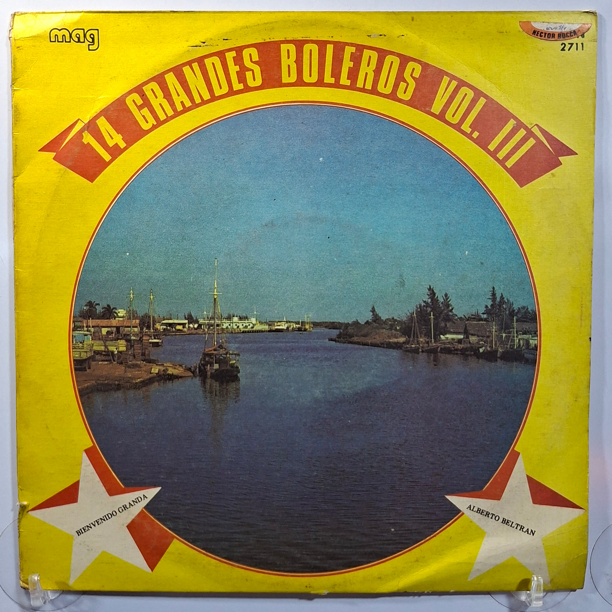 lp 14 Grandes Boleros vol 3 lucho barrios bienvenido granda alberto beltran varios made peru 1973 latin bolero