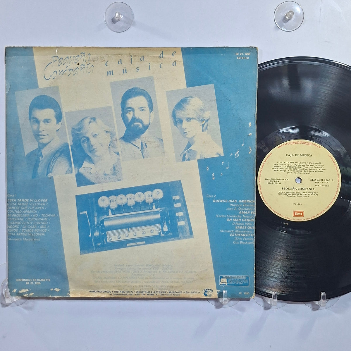 lp Pequeña Compañia Caja De Musica made peru 1984 latin pop