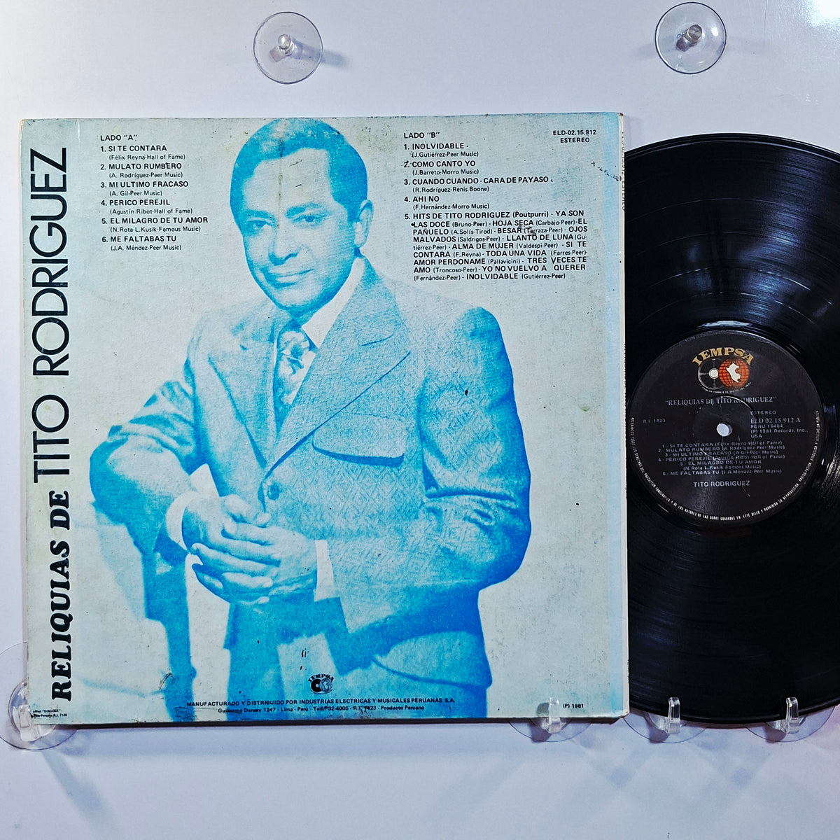 lp Tito Rodriguez Reliquias de Tito Rodriguez made peru 1981 tropical latin