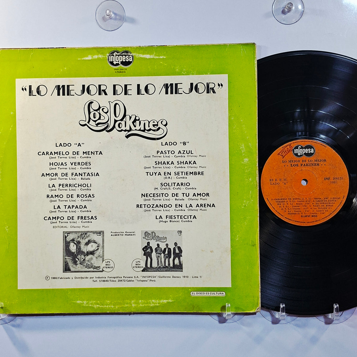 lp Los Pakines Lo Mejor De Lo Mejor made peru 1980 latin cumbia
