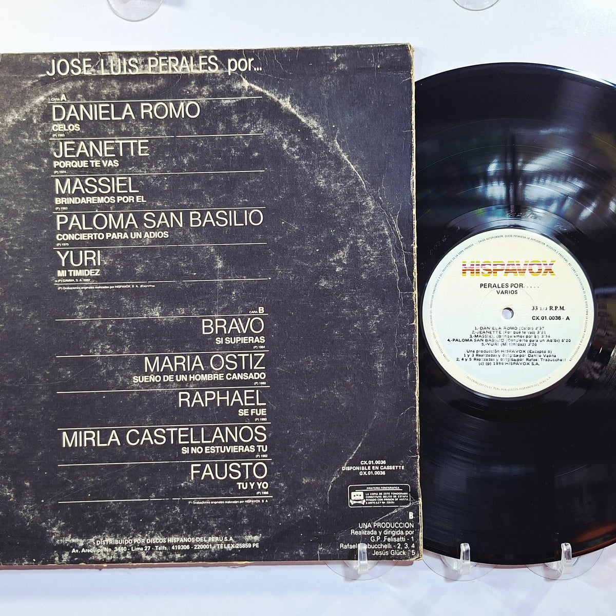 lp Jose Luis Perales Jose Luis Perales Por made peru 1986 latin pop