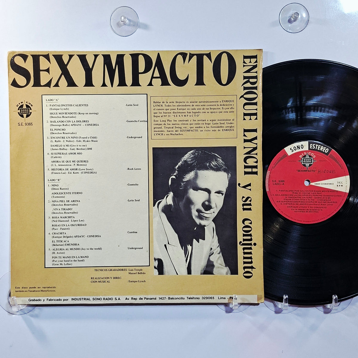 lp Enrique Lynch Y Su Conjunto Sexympacto made peru 1971 latin rock