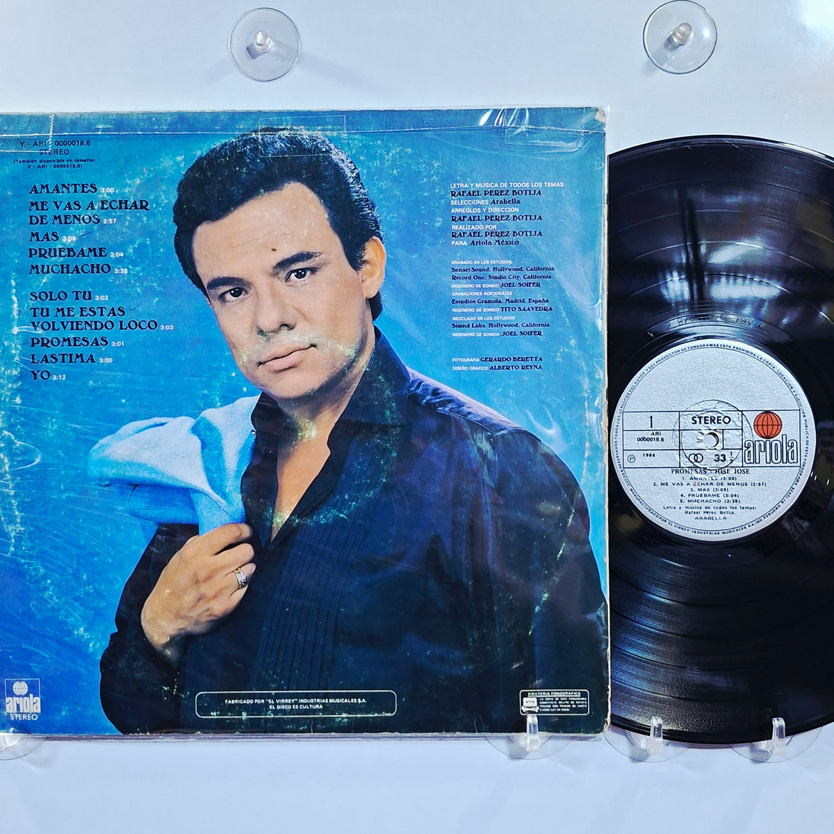 lp Jose Jose Promesas made peru 1985 balada latin