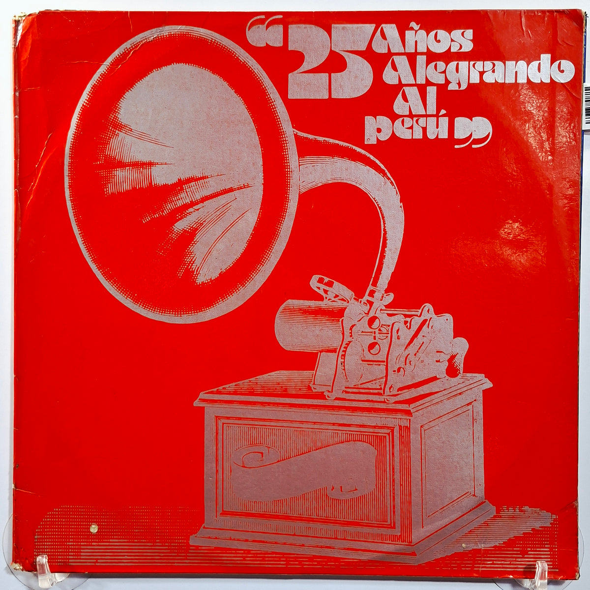 x2 lp 25 Años Alegrando al Peru Los Destellos Los Angeles Negros La Pastorita Huaracina varios made peru 1974 gatefold latin rock cumbia