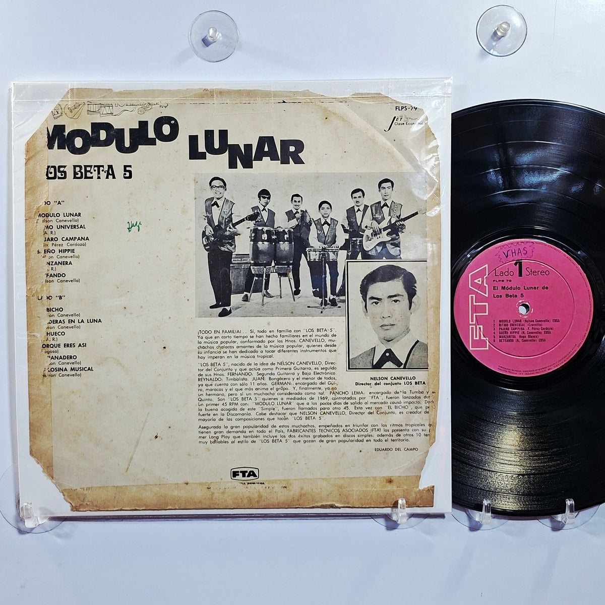 lp Los Beta 5 El Modulo Lunar made peru 1970 Latin Psychedelic cumbia