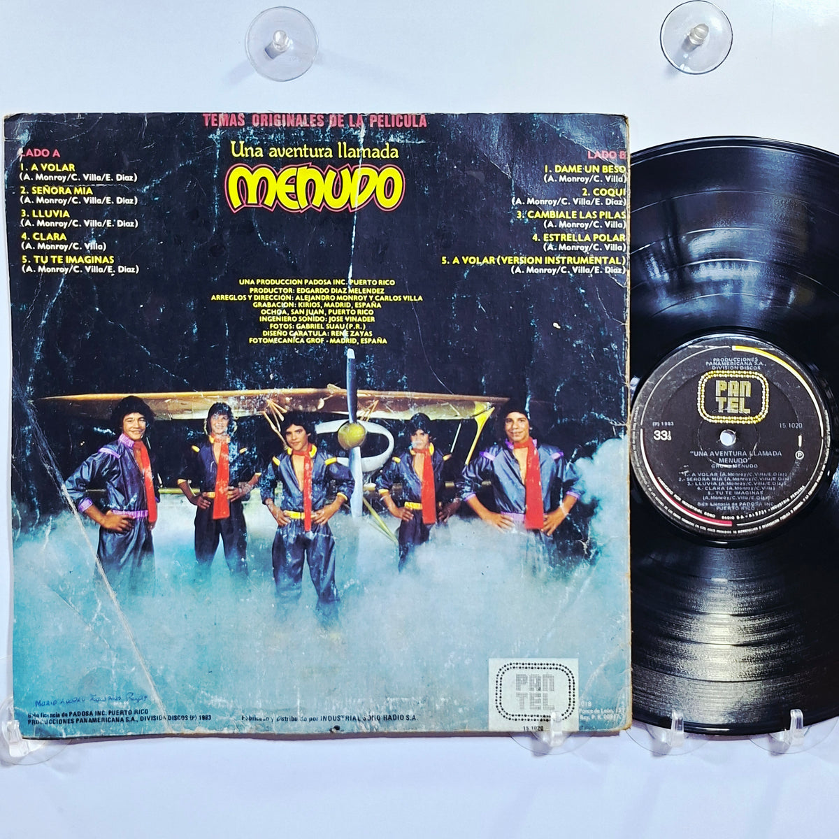 lp Menudo Una Aventura Llamada Menudo made peru 1982 latin pop