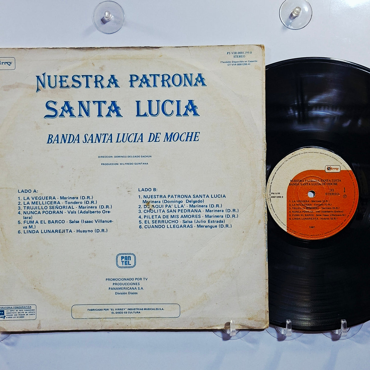 lp Banda Santa Lucia de Moche Nuestra Patrona Santa Lucia made peru 1987 marinera folk