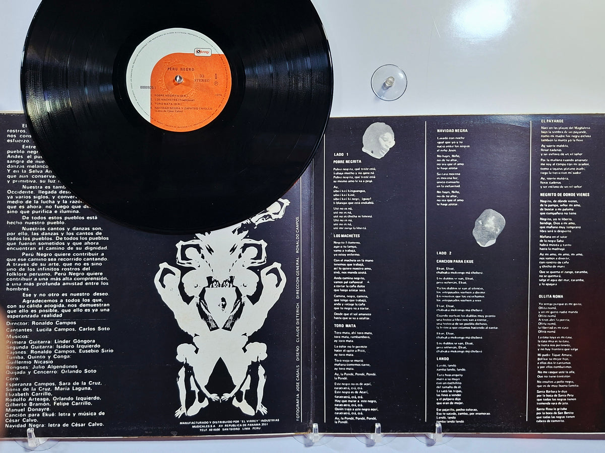 lp Peru Negro Gran Premio Del Festival Hispanoamericano De La Danza Y La Cancion made peru 1974 gatefold criollo folk