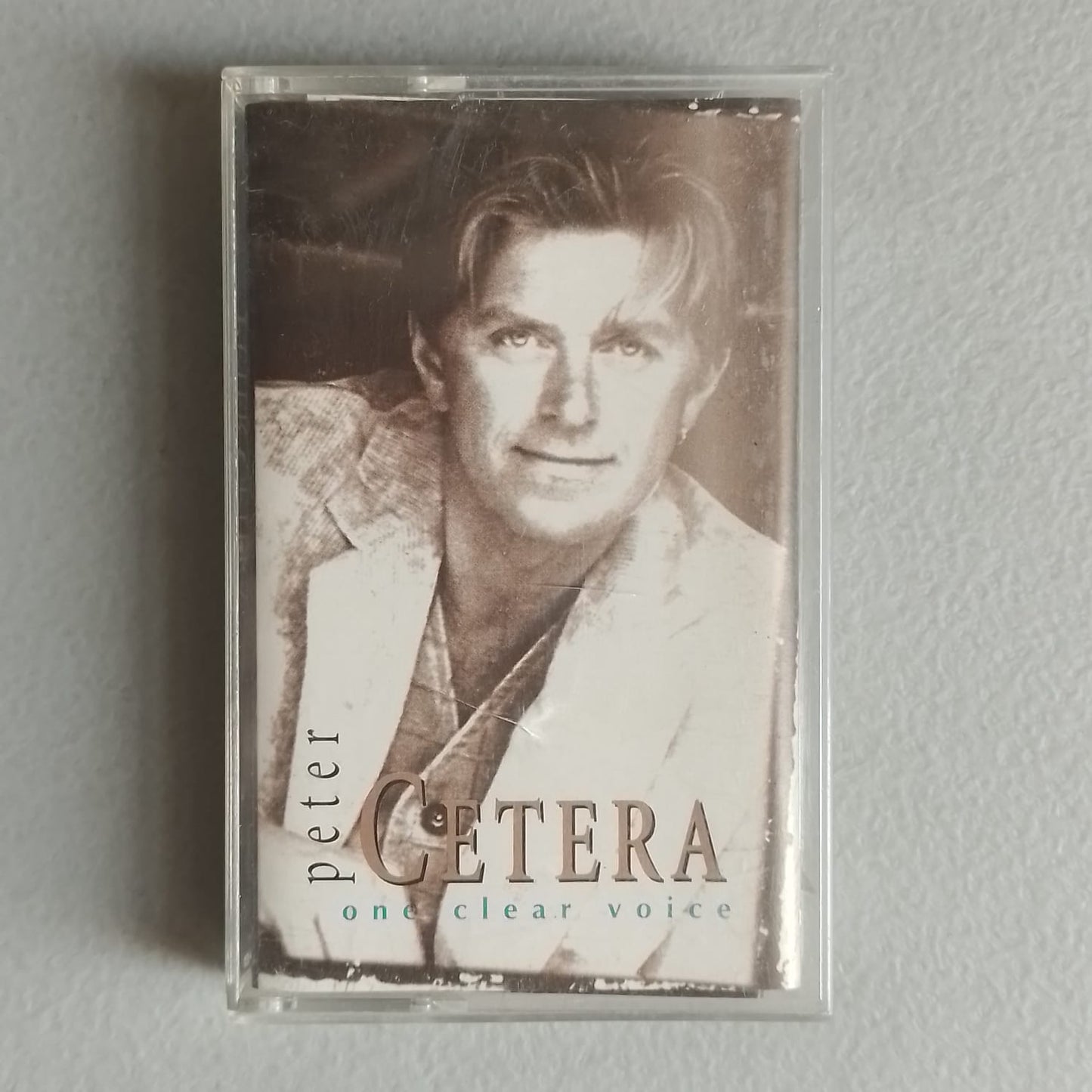 cassette Peter Cetera One Clear Voice made usa 1995