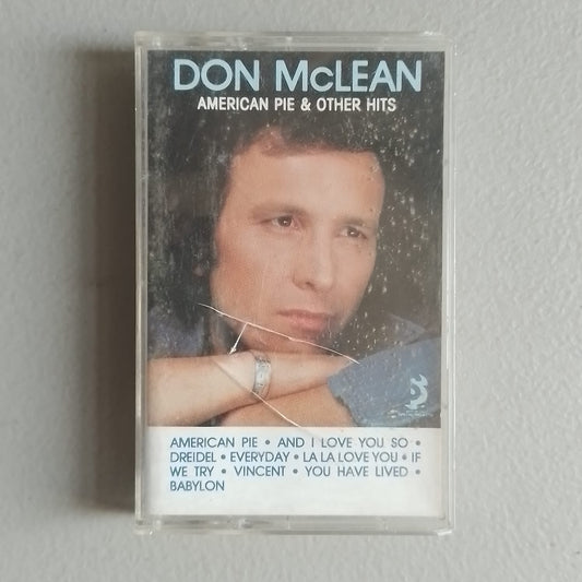 cassette Don McLean American Pie & other hits made usa 1990 Folk Rock