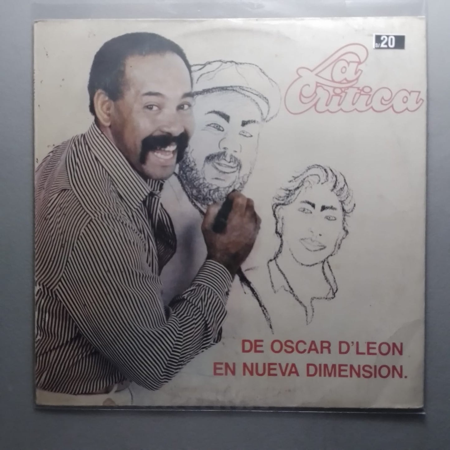 lp oscar de leon la critica made peru 1986 salsa