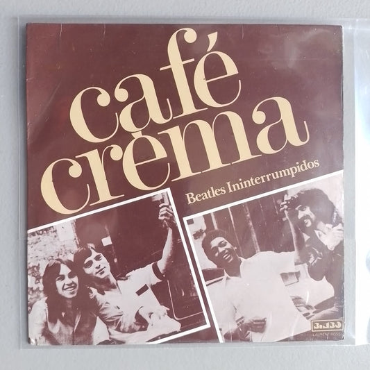 single 7" Café Crema Beatles Ininterrumpidos made peru 1977 rock pop