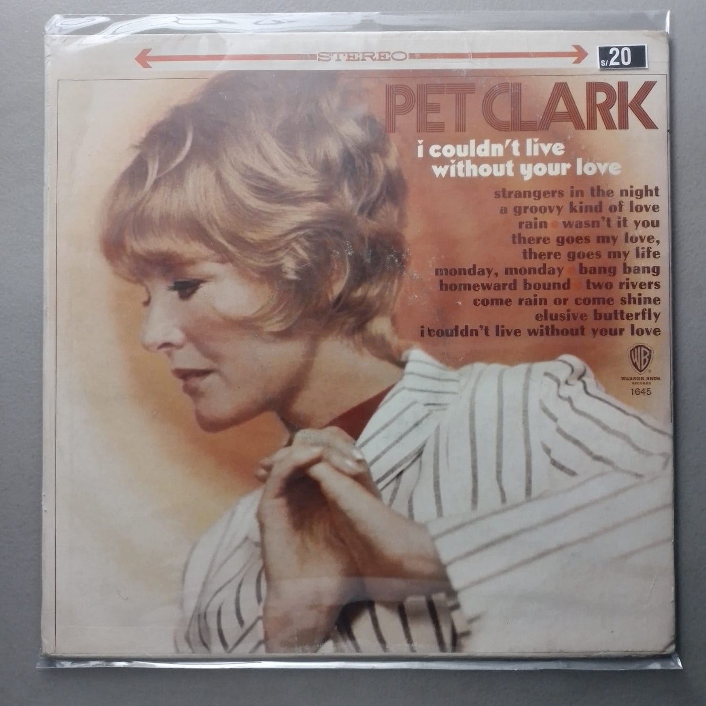 lp Petula Clark I Couldn't Live Without Your Love made usa 1968 balada