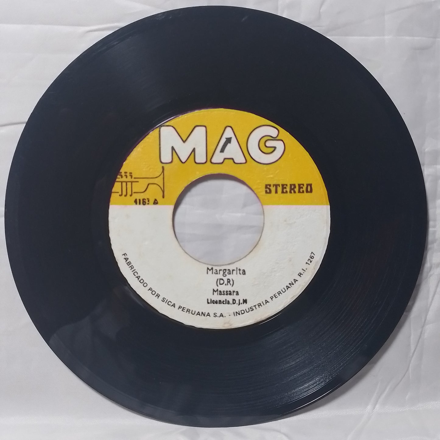 single 7" Massara Margarita made peru 1980 funk soul disco