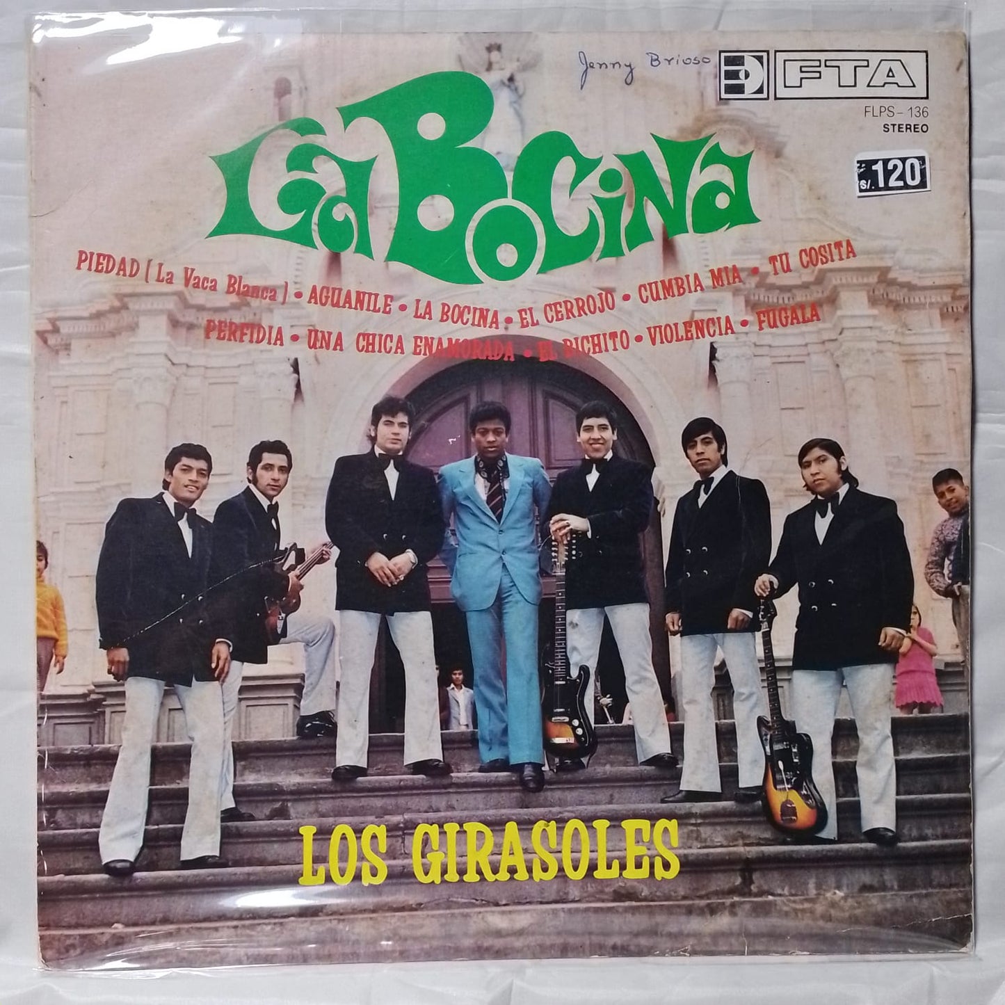 lp Los Girasoles La Bocina made peru 1972 condicion vg+ cumbia