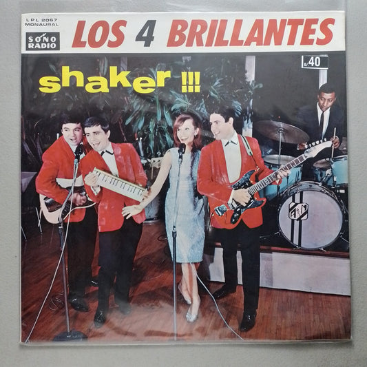 lp Los Cuatro Brillantes Shaker made peru rock latin