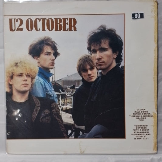 lp U2 October made usa 1983 rock