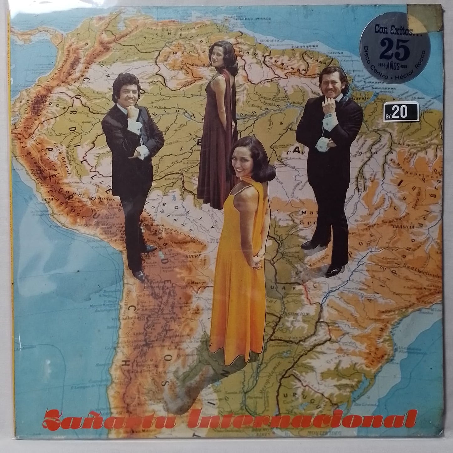 lp Los Zañartu Zañartu Internacional made peru 1976 folk criollo