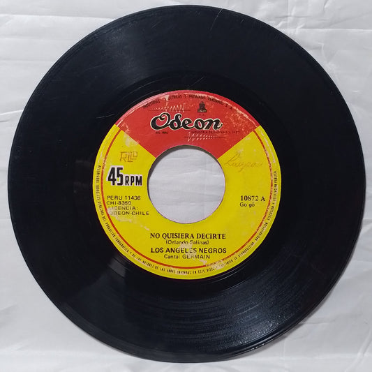 single 7" Los Angeles Negros No Quisiera Decirte / Y Volvere made peru 1969 latin rock