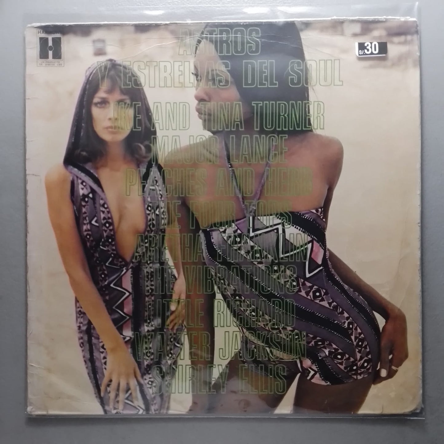 lp astros y estrellas del soul little richards aretha franklin shirley ellis made peru soul