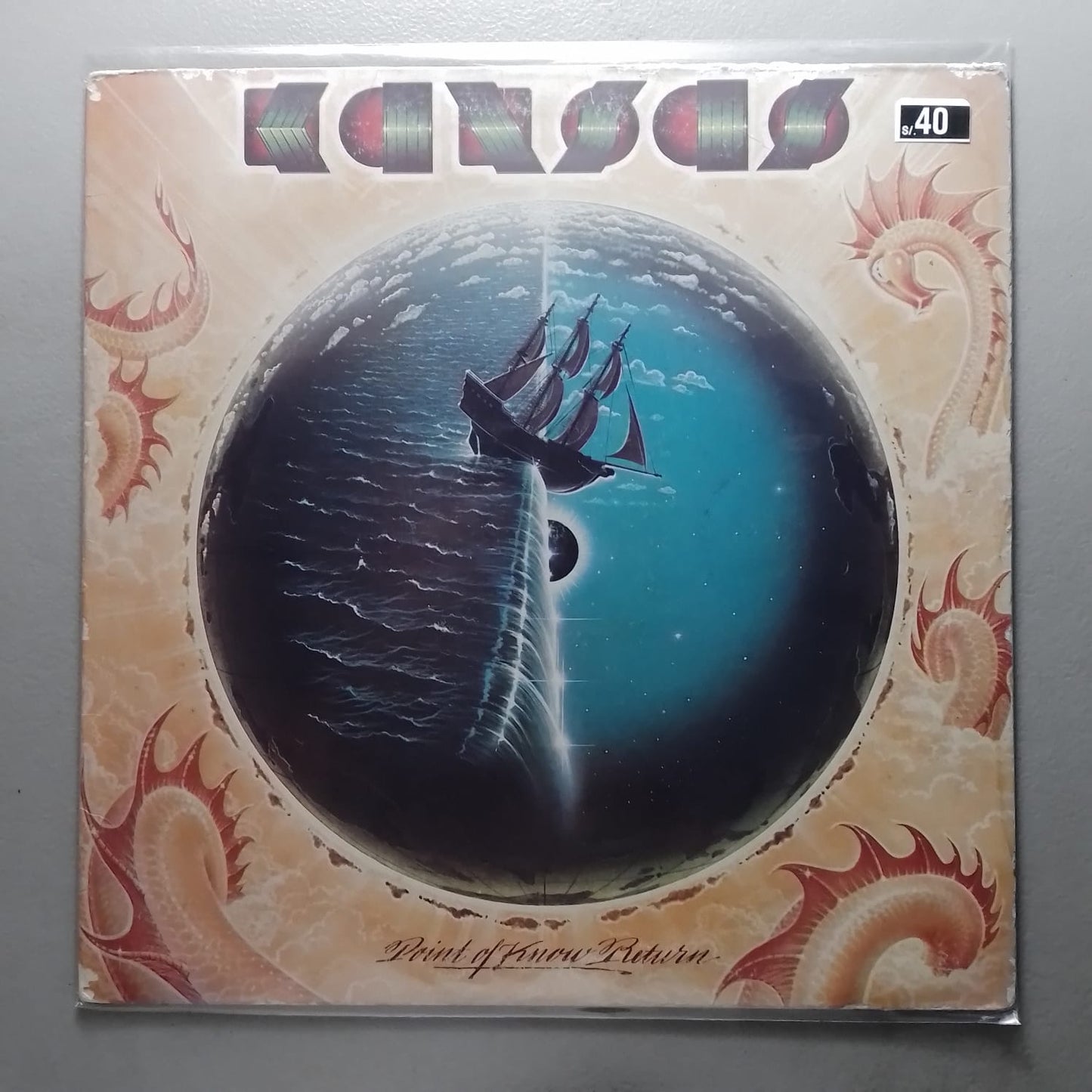 lp Kansas Point Of Know Return made usa 1977 con insert rock