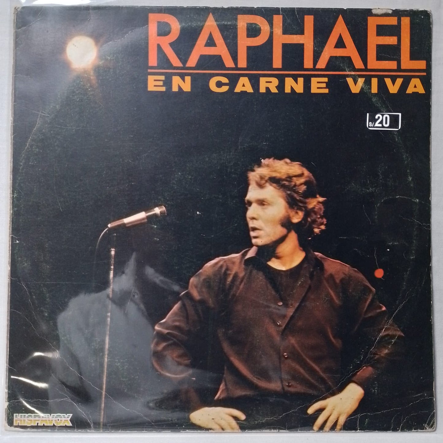 lp Raphael En Carne Viva made peru 1981 latin