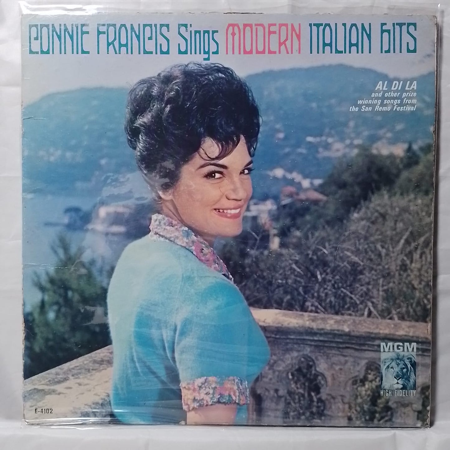 lp Connie Francis Sings Modern Italian Hits made usa 1962 vocal pop