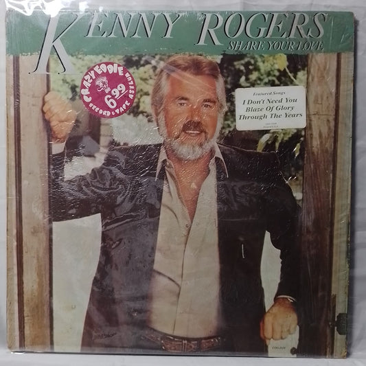 lp Kenny Rogers Share Your Love made usa 1981 con insert country rock