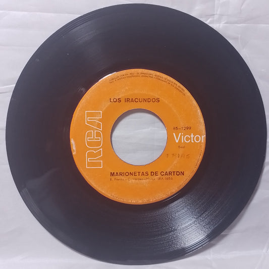 single 7" Los Iracundos Marionetas De Cartón / Todo Es Posible made peru latin rock