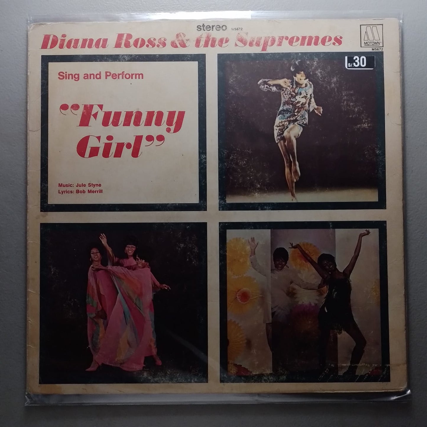 lp Diana Ross & The Supremes "Funny Girl" made usa 1968 gatefold jazz funk