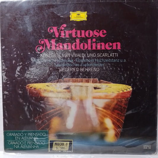 lp Virtuose Mandolinen Konzerte Von Vivaldi Und Scarlatti made alemania 1971 clasico