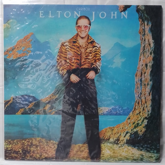 lp Elton John Caribou made argentina 1974 con insert rock pop