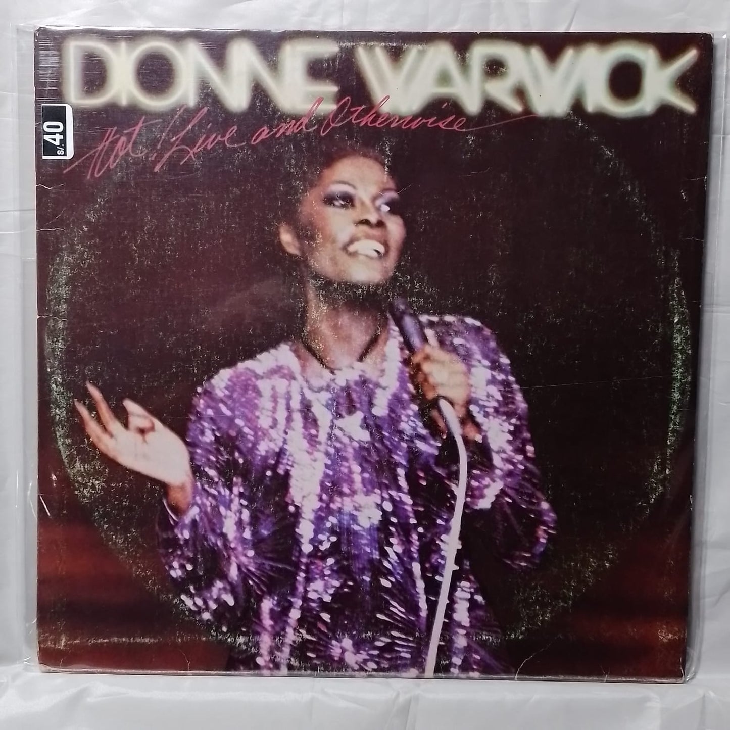 x2 lp Dionne Warwick Hot ! Live And Otherwise made peru 1981 soul pop