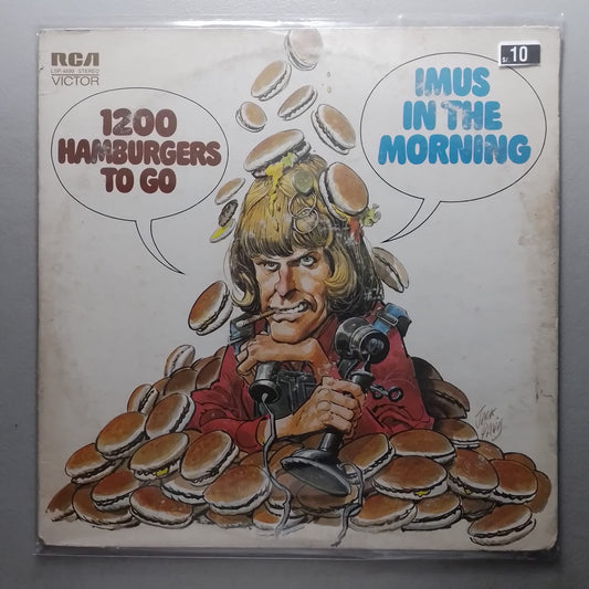 lp Imus In The Morning 1200 Hamburgers To Go made usa 1972 comedia