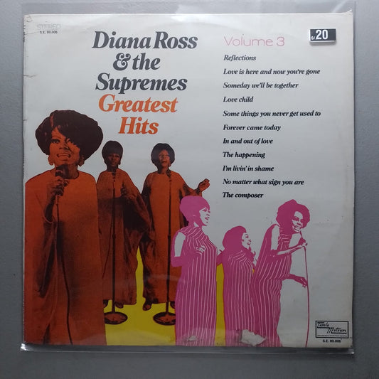 lp Diana Ross & The Supremes Greatest Hits Volume 3 made peru 1976 soul