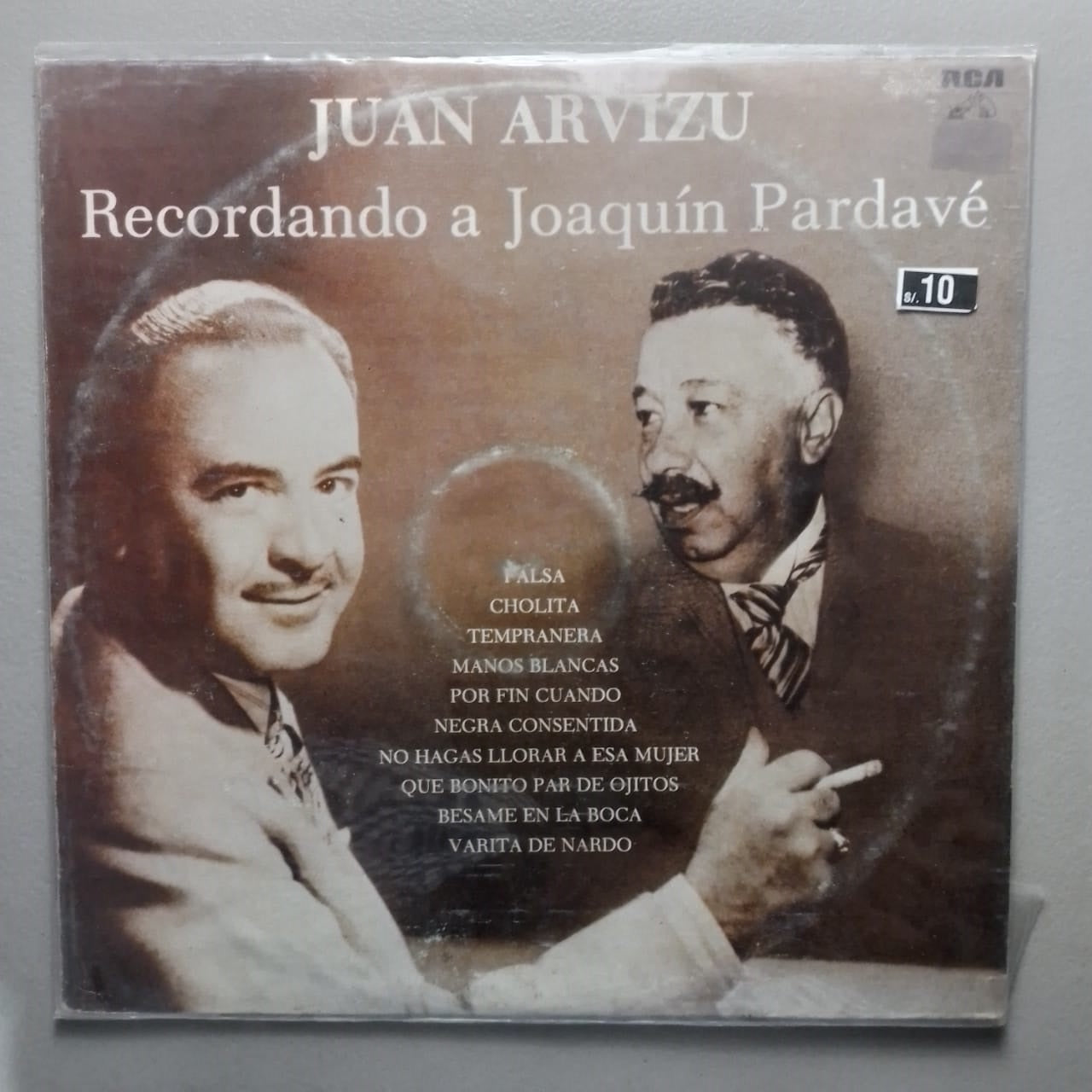 lp juan arvizu recordando a joaquin pardave made peru 1982 folk