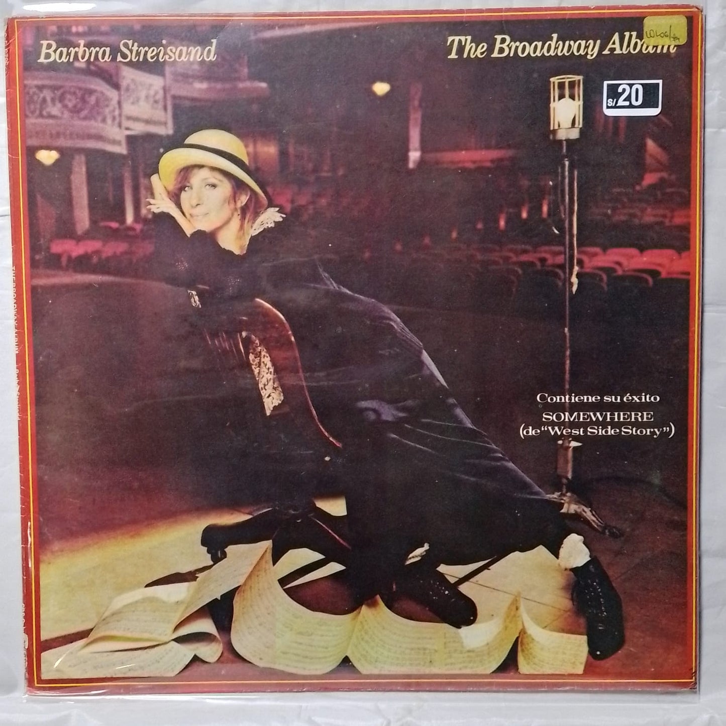 lp Barbra Streisand The Broadway Album made peru 1985 balada