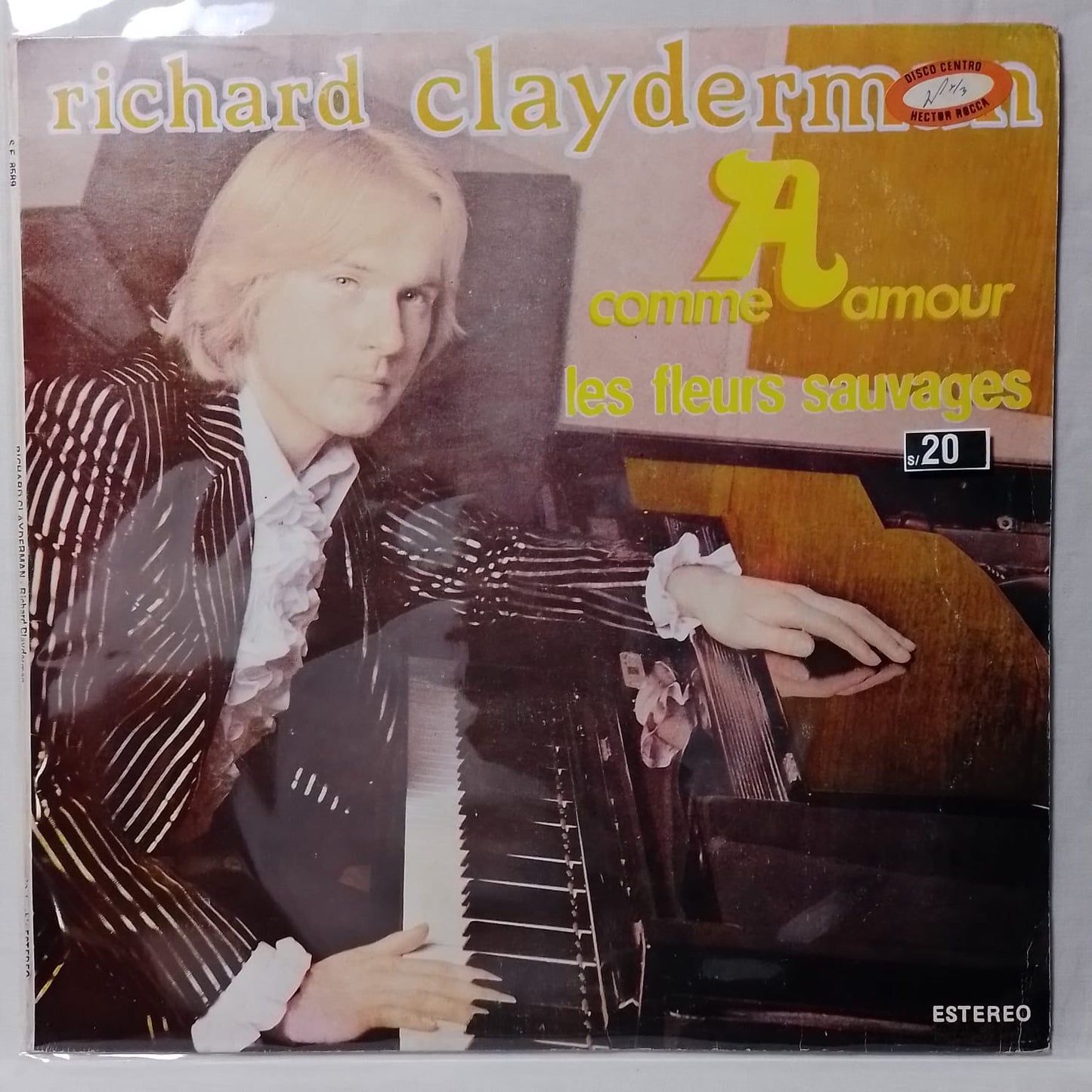 lp richard clayderman a comme amour made peru 1978 instrumental