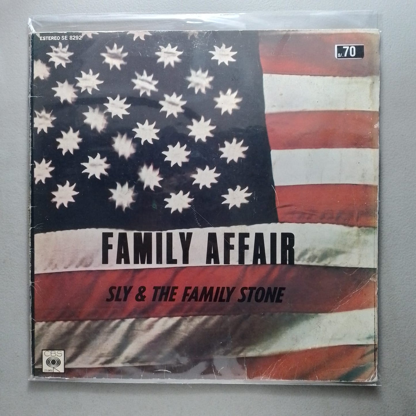 lp Sly & The Family Stone Family Affair made peru 1971 gatefold funk soul