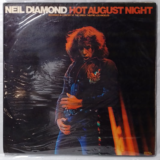 x2 lp Neil Diamond Hot August Night made peru 1973 gatefold pop rock