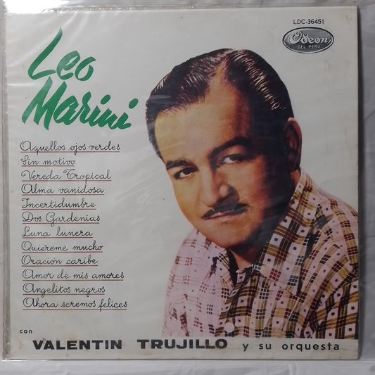 lp Leo Marini Con Valentín Trujillo Y Su Orquesta made peru 1964 bolero latin